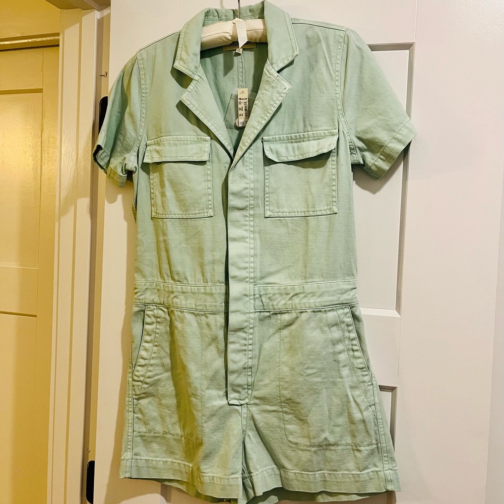 Madewell Mint Green Romper